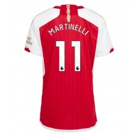 Arsenal Gabriel Martinelli #11 Replica Home Shirt Ladies 2023-24 Short Sleeve